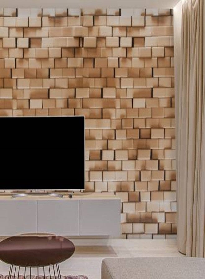 Olpad Brick Design Vinyl Self Adhesive Home Decoration Wall Decoration Wall Paper Sticker (New Wallpaper C) - Image 2